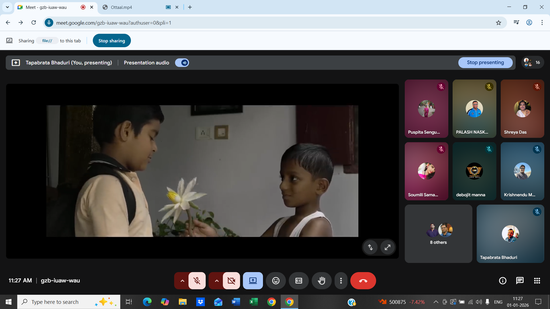 Online Film Screening during Students